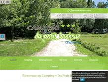 Tablet Screenshot of dupetit-bonheur.com